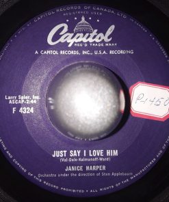 Alternative view of Janice Harper - Cry Me A River (7") (Very Good Plus (VG+))