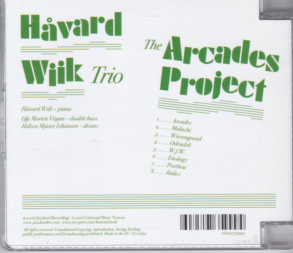 Håvard Wiik Trio - The Arcades Project (CD, Album) (Near Mint (NM or M-)) - Image 2