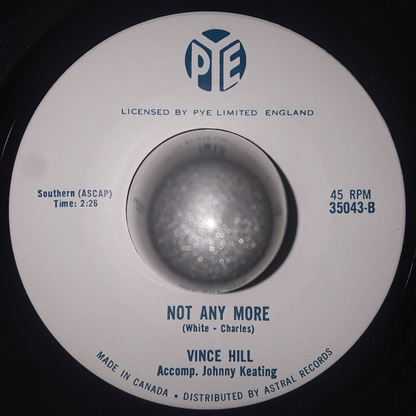 Vince Hill - The River's Run Dry / Not Any More (7", Single) (Very Good Plus (VG+)) - Image 2