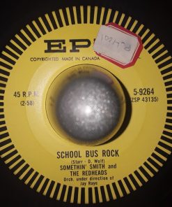 Alternative view of Somethin' Smith & The Redheads -  I Thank You Mr. Moon /School Bus Rock (7", Single) (Very Good Plus (VG+))