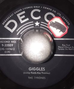 Alternative view of The Tyrones - Broke Down, Baby / Giggles (7", Single) (Very Good Plus (VG+))