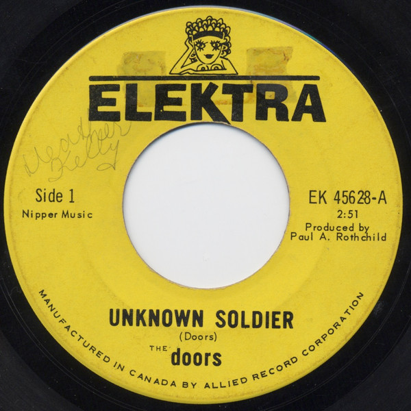 The Doors - Unknown Soldier / We Could Be So Good Together (7", Single) (Very Good Plus (VG+))