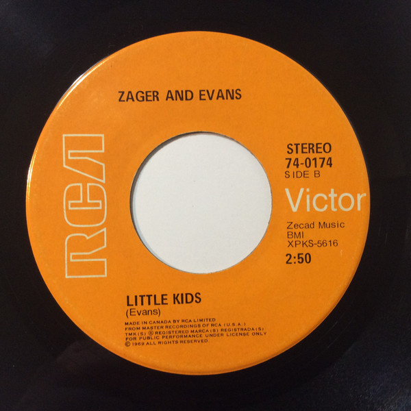 Zager & Evans - In The Year 2525 (7", Single) (Near Mint (NM or M-)) - Image 2