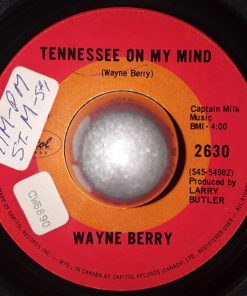 Alternative view of Wayne Berry - Blind Too Long / Tennessee On My Mind (7", Single) (Very Good Plus (VG+))