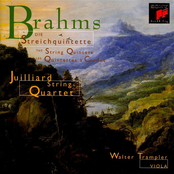 Johannes Brahms - Juilliard String Quartet, Walter Trampler - Die Streichquintette / The String Quintets (CD, Album) (Near Mint (NM or M-))