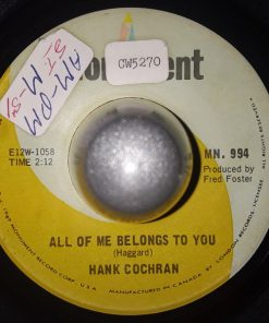 Hank Cochran - All Of Me Belongs To You / I Just Burned A Dream (7") (Very Good Plus (VG+))