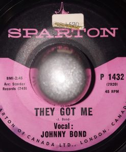 Alternative view of Johnny Bond - Silent Walls / They Got Me (7", Single) (Very Good (VG))