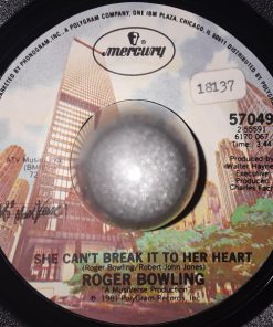 Alternative view of Roger Bowling - A Little Bit Of Heaven / She Can't Break It To Her Heart (7") (Very Good Plus (VG+))
