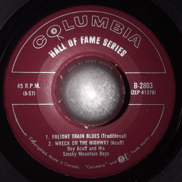 Roy Acuff - Wabash Cannon Ball (7", EP) (Very Good Plus (VG+)) - Image 4