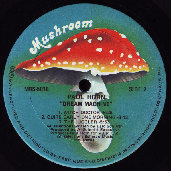 Paul Horn - Dream Machine (LP, Album) (Mint (M)) - Image 4
