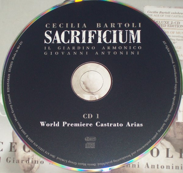 Cecilia Bartoli, Il Giardino Armonico, Giovanni Antonini - Sacrificium (2xCD, Dlx, Ltd) (Near Mint (NM or M-)) - Image 4