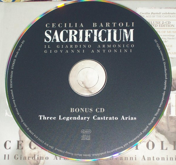 Cecilia Bartoli, Il Giardino Armonico, Giovanni Antonini - Sacrificium (2xCD, Dlx, Ltd) (Near Mint (NM or M-)) - Image 5