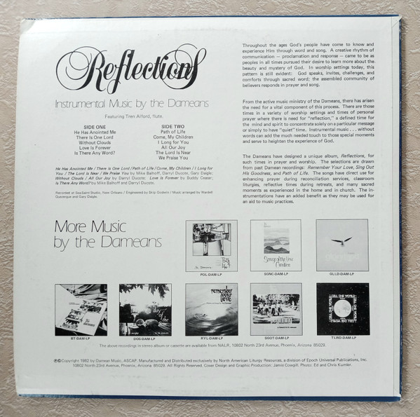 The Dameans - Reflections (LP, Album) (Mint (M)) - Image 2