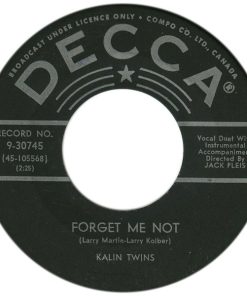 Kalin Twins - Forget Me Not / Dream Of Me (7") (Very Good (VG))