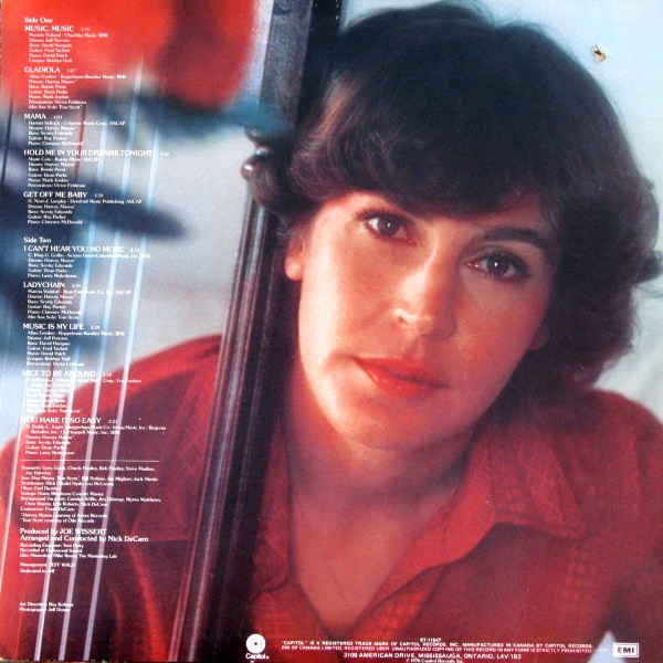 Helen Reddy - Music, Music (LP, Album) (Mint (M)) - Image 2