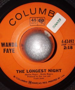 Wanda Faye - The Longest Night (7", Single) (Very Good Plus (VG+))
