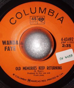 Alternative view of Wanda Faye - The Longest Night (7", Single) (Very Good Plus (VG+))