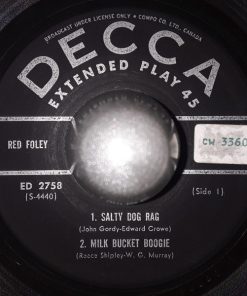 Red Foley - Salty Dog Rag (7", EP) (Very Good Plus (VG+))