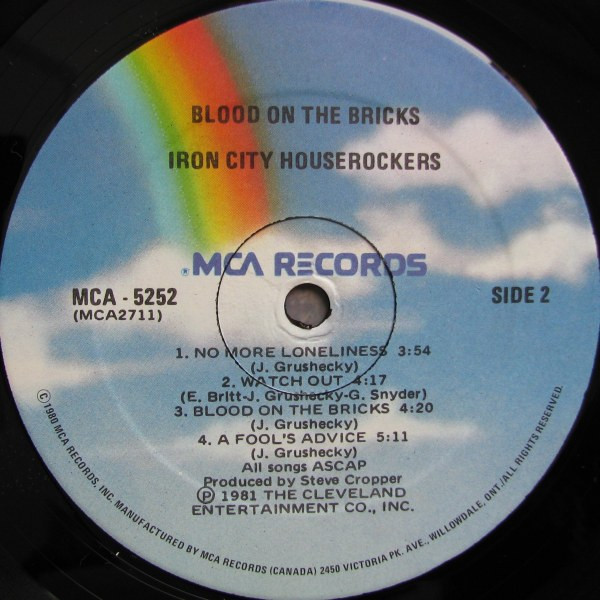 Iron City Houserockers - Blood On The Bricks (LP, Album) (Mint (M)) - Image 4