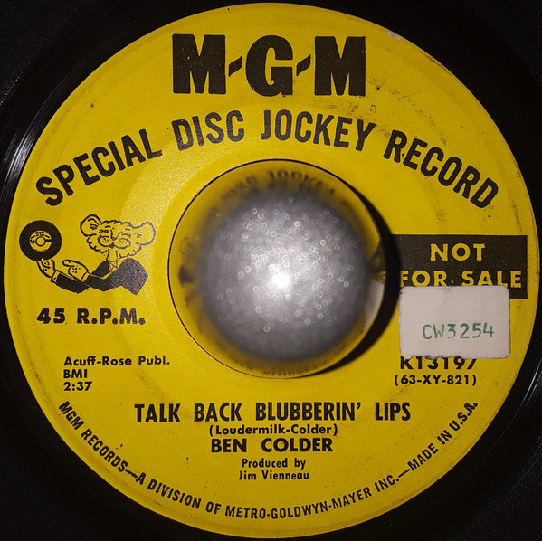Ben Colder - I Walk The Line No. 2 (7", Single, Promo) (Very Good Plus (VG+)) - Image 2