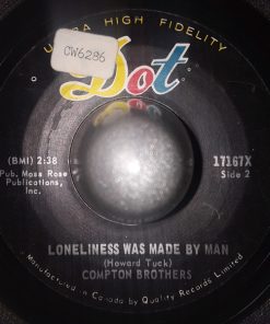 Alternative view of The Compton Brothers - Everybody Needs Somebody / Loneliness Was Made By Man (7", Single) (Very Good Plus (VG+))
