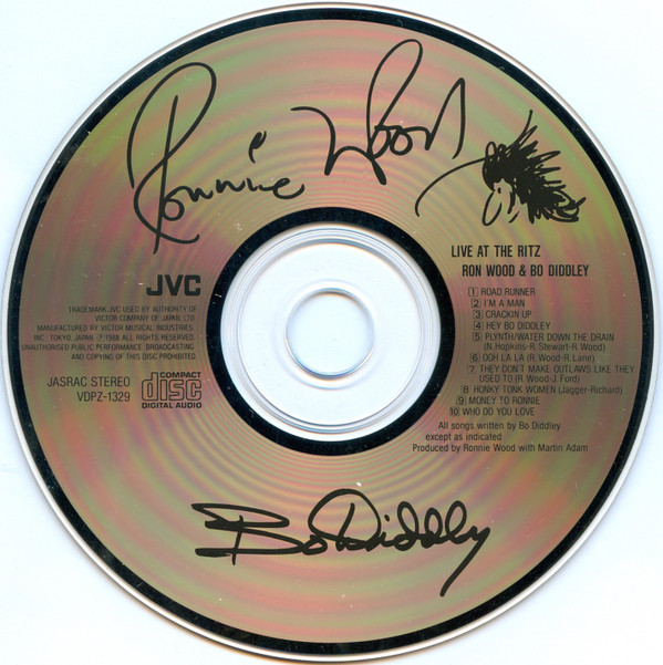 Ron Wood & Bo Diddley - Live At The Ritz (CD, Album) (Near Mint (NM or M-)) - Image 4