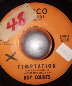 Roy Counts - Temptation / Blue Angel (7", Single) (Very Good Plus (VG+))