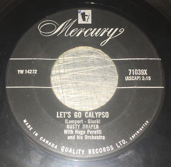 Rusty Draper - Let's Go Calypso / Should I Ever Love Again (7") (Near Mint (NM or M-))