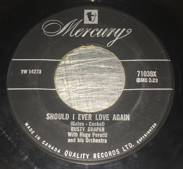 Rusty Draper - Let's Go Calypso / Should I Ever Love Again (7") (Near Mint (NM or M-)) - Image 2