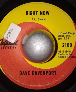 Alternative view of Dave Davenport - Crazy Dreams / Right Now (7") (Very Good Plus (VG+))