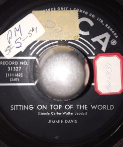 Jimmie Davis - Sitting On Top Of The World / Time Changes Everything (7") (Very Good (VG))