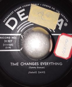 Alternative view of Jimmie Davis - Sitting On Top Of The World / Time Changes Everything (7") (Very Good (VG))