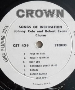 Johnny Cole And The Robert Evans Chorus - Songs Of Inspiration (LP) (Mint (M)) - Image 3