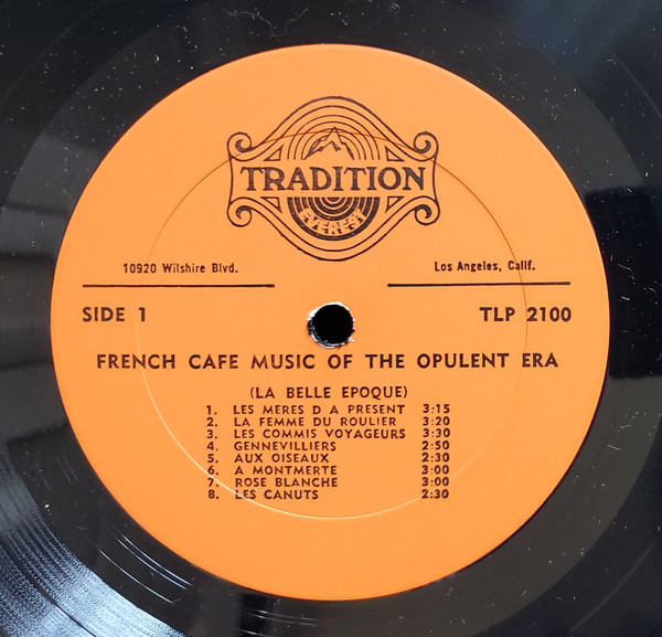 La Belle Epoque Ensemble - French Cafe Music Of The Opulent Era (LP) (Mint (M)) - Image 3