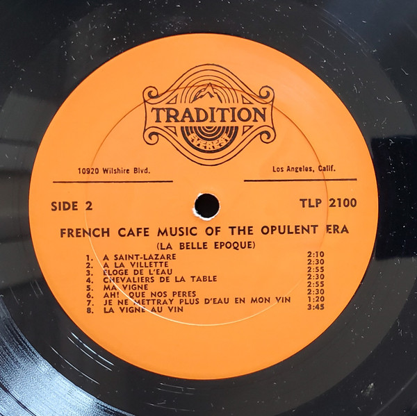 La Belle Epoque Ensemble - French Cafe Music Of The Opulent Era (LP) (Mint (M)) - Image 4