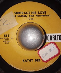 Alternative view of Kathy Dee - Livin' On Love / Subtract His Love (And Multiply Your Heartaches) (7", Single) (Very Good Plus (VG+))