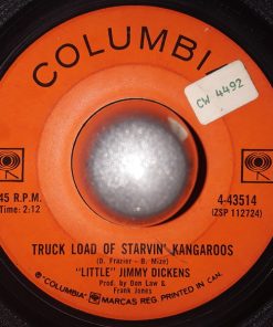 Little Jimmy Dickens - Truck Load Of Starvin' Kangaroos (7", Single) (Very Good (VG))