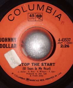 Johnny Dollar - Stop The Start (Of Tears In My Heart) (7") (Good Plus (G+))