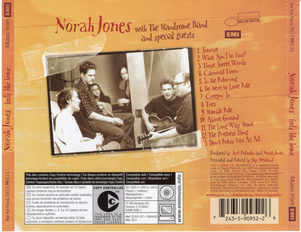 Norah Jones - Feels Like Home (CD, Album, Copy Prot.) (Mint (M)) - Image 2