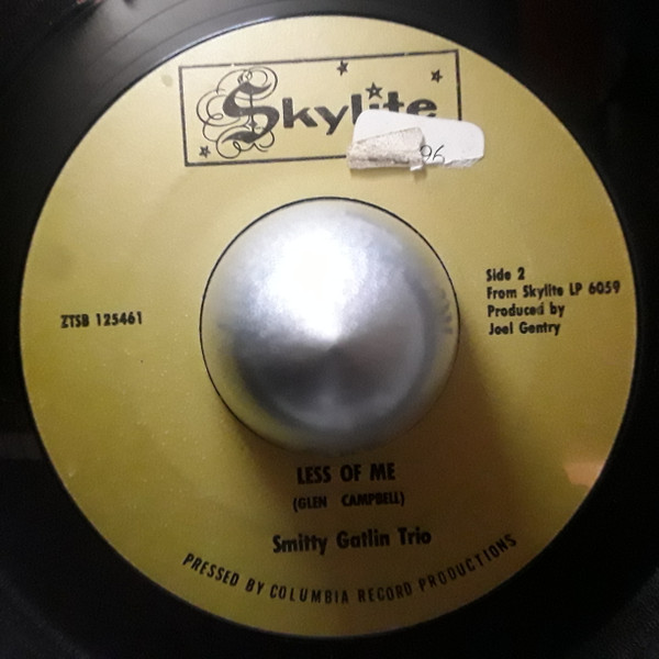 The Smitty Gatlin Trio - It's Later Than We Think (7") (Very Good Plus (VG+)) - Image 2