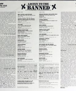 Alternative view of Various - Listen To The Banned (LP, Comp) (Mint (M))