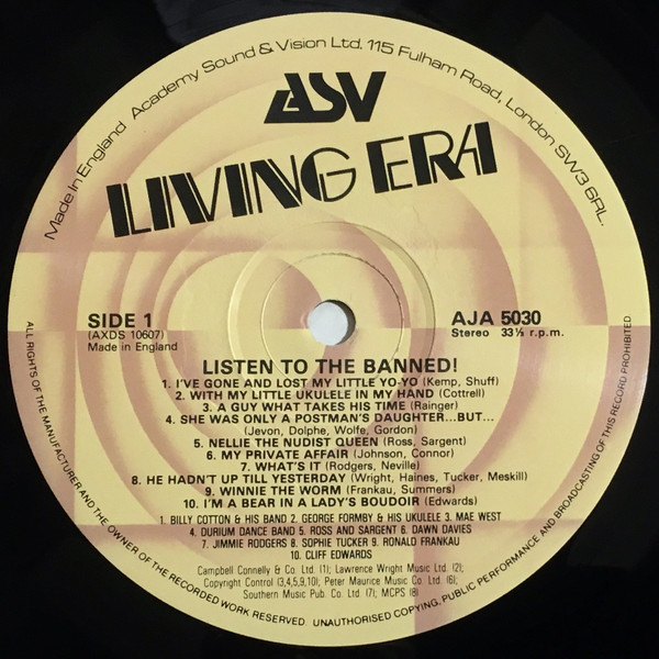 Various - Listen To The Banned (LP, Comp) (Mint (M)) - Image 3