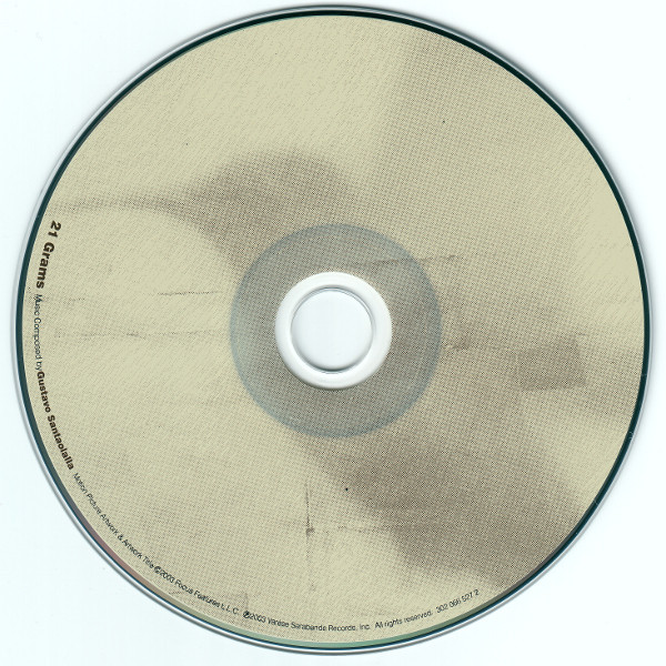 Gustavo Santaolalla - 21 Grams (Original Motion Picture Soundtrack) (CD, Album) (Near Mint (NM or M-)) - Image 5