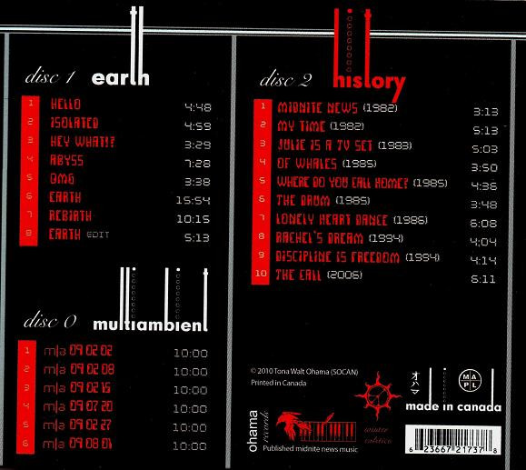 Ohama - Earth History Multiambient (2xCD, Album, plu) (Near Mint (NM or M-)) - Image 2