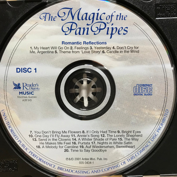 Unknown Artist - The Magic Of The Pan Pipes (4xCD, Comp) (Near Mint (NM or M-)) - Image 3