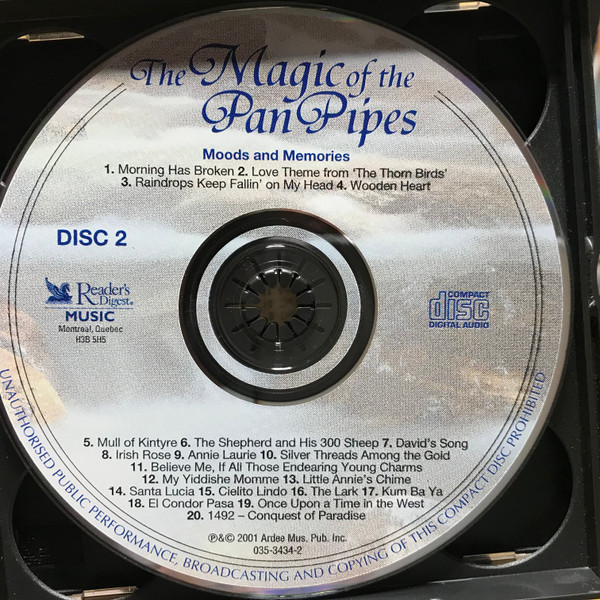 Unknown Artist - The Magic Of The Pan Pipes (4xCD, Comp) (Near Mint (NM or M-)) - Image 4