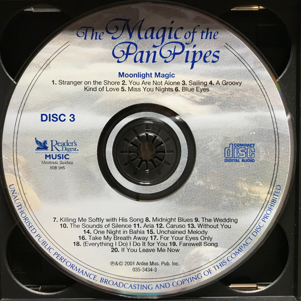 Unknown Artist - The Magic Of The Pan Pipes (4xCD, Comp) (Near Mint (NM or M-)) - Image 5