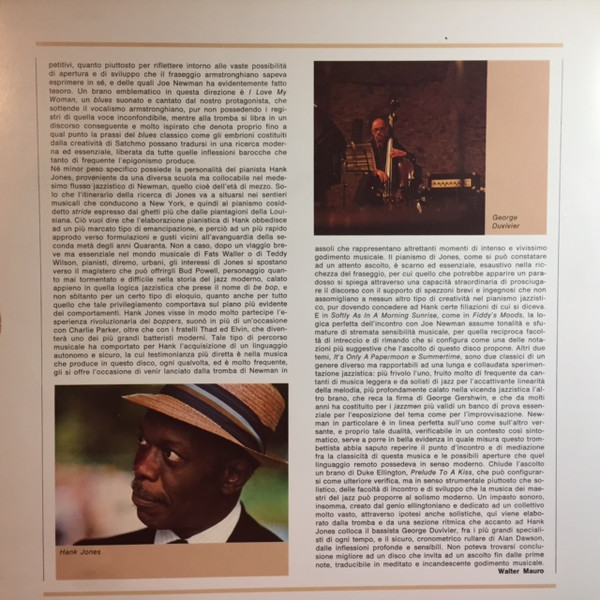 Joe Newman, Hank Jones, George Duvivier, Alan Dawson - I Giganti Del Jazz Vol. 50 (LP, Album, Gat) (Mint (M)) - Image 4