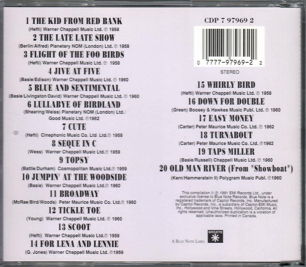 Count Basie - "The Best Of" The Roulette Years (CD, Comp) (Near Mint (NM or M-)) - Image 2