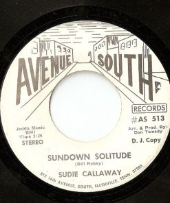 Sudie Callaway - Sundown Solitude (7", Mono, Promo) (Very Good Plus (VG+))